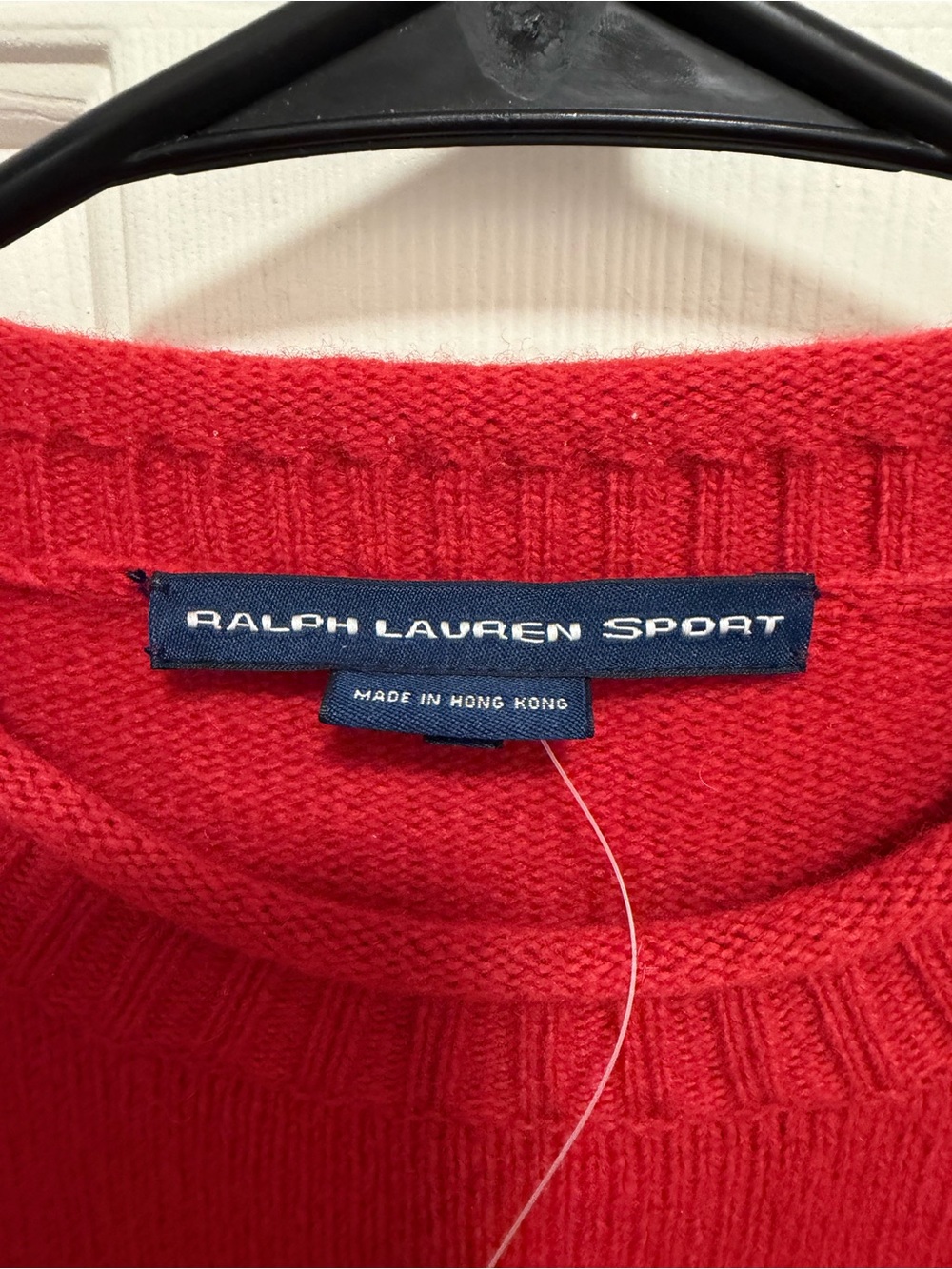 Vtg Ralph Lauren Sport Sweater 100% Lambs Wool Roll Neck Size Medium - Picture 4 of 6